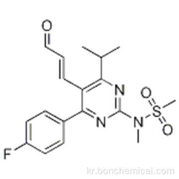 메탄 설폰 아미드, N- [4- (4- 플루오로 페닐) -6- (1- 메틸 에틸) -5-[(1E) -3- 옥소 -1- 프로 페닐] -2- 피리 미디 닐] -N- 메틸-CAS 890028- 66-7